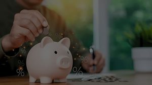 Visual concept of a saving trust by cnb amanah, illustrating disciplined capital accumulation for children's education and future financial goals.